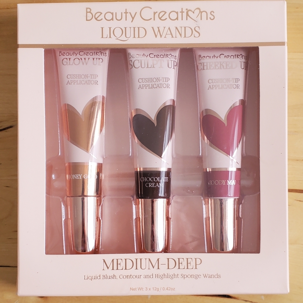 Sold Beauty Creations Liquid Wands Set - Honey Glow, Chocolate Cream, Moody Mauv